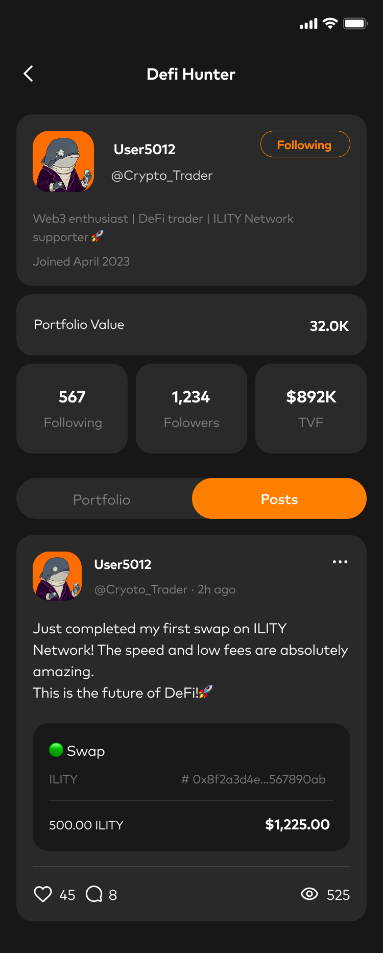 Community Feed Mobile